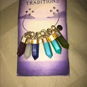 Small crystal charms